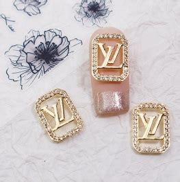 lv nail charms|louis vuitton nail foil patterns.